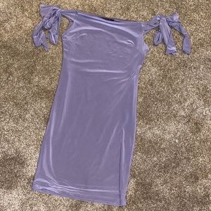 Lavender mini dress